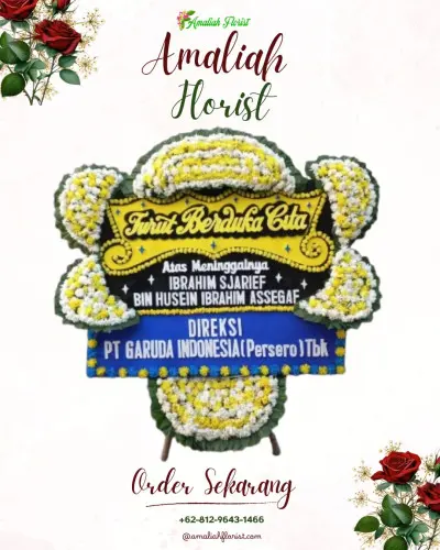 Papan Bunga Duka di Pedagung
